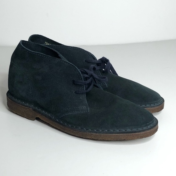 J. Crew Sz 5.5 Children’s Macalister Navy Leather - Picture 1 of 7
